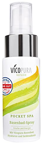 VICOPURA Pocket Spa FRESH, basisches Hautspray, Basenbad to go, VICOPURA Pocket Spa FRESH, basisches Hautspray, mit Hyaluron, Citrusölmischung (50ml)