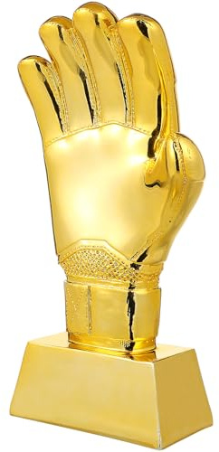 Golden Glove Football Trophy: Football Glove Trophy Desktop Soccer Match Award Cups Trophy Prop Soccer Award Cup Abs Golden Soccer Competition Prize