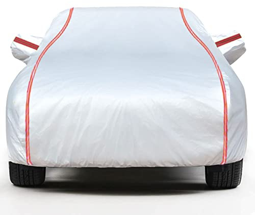 LSDRALOBPOI Autoabdeckung für BWM 5er Touring Kombi 2009-2017, Premium Autoplane aus hochwertigem und wasserdichtem Material(Color:SR,Size:with Cotton)