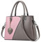 DORRISO Élégant Sac à Main Femmes Medium PU Cuir Sac à Poignée Sac à Bandoulière avec Mode Pendentif Sac Fourre D'épaule pour Voyage Travail Achats Quotidien Date Femme Sac à Messager Gris Rose A