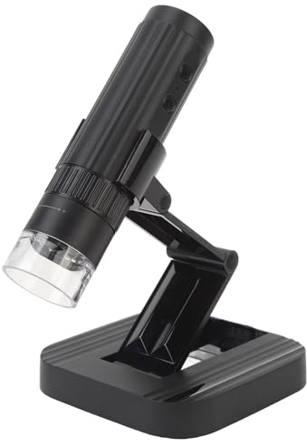 50-1000X USB-Digitalmikroskop, Mikroskop mit Gewichtetem Ständer, 8 LED-Fülllichtern, 2 MP, 3 Helligkeitsstufen, USB-Mikroskopkamera für Android-Telefone