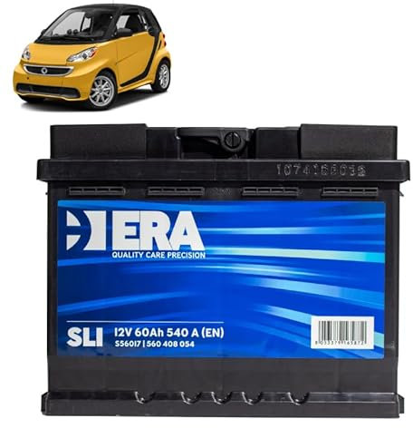 Batteria 60Ah per Smart 451 0.8 CDI gasolio 2007-2015
