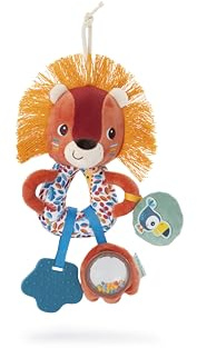 Lilliputiens - Multi-Aktivitätsringe Jack der Löwe - Babyspielzeug mit Geräuschen, Texturen und Farben - Leicht zu greifen - Stimuliert die Sinne und fördert die Feinmotorik - Ab 3 Monaten - 83506