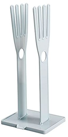 NGCG Portable Glove Drying Rack Removable Desktop Drainage Storage Rack For Kitchen Dish Towel Drying Washing Rack Sink Glove Drying Rack Kitchen, Blue