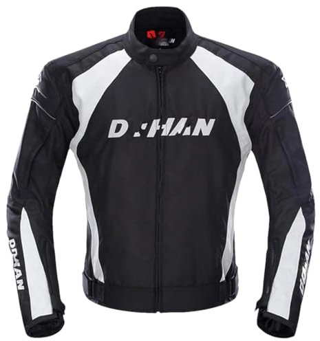 Herren-Motorradjacke, Rennsport, Motorradbekleidung, atmungsaktiv, wasserdicht, winddicht, Enduro, Chaqueta, 089 Schwarze Jacke, M