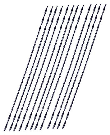 UKCOCO 12stücke Spiralsägeblätter U-form Jigsaw Sägeblätter Mini Hand Sägen Stahl Feinbearbeitung Schnittgeschwindigkeit Belastung Sägezubehör