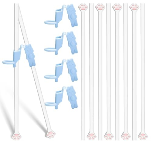4 Paia Bacchette Cinesi con Artiglio di Gatto con 4 Aiuto Bacchette, Bacchettes Cat Paw Chopsticks Adatto Principianti per Imparare a Usare, per Ristoranti a Casa e Regali per Gli Amanti Dei Gatti