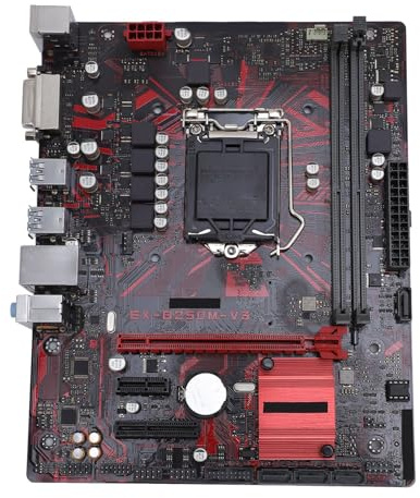 Plyisty Scheda Madre B250M V3, M ATX 2 DDR4 DIMM Slot per LGA 1151 7a 6 ° Gen per Core I7 I5 I3 I3 14nm Processore CPU Supporto Scheda Madre Supporto a 2 Canali DDR4 2400MHz Pci E 3.0