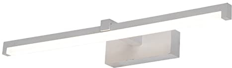 Bath Mirrorps Simple Led Mirror Front Light Nordic Bathroom Waterprooffog Bathtub Energy-Savidressitable Makeup 50Cmp Wall Light/Neutral Light/Warm Light