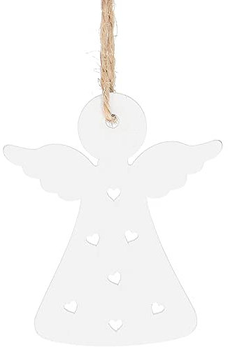 SPRINGOS Christbaumschmuck Anhänger Holzschmuck 6 STK. Winkel
