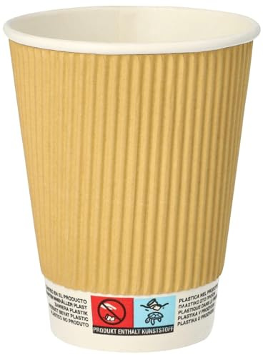 PAPSTAR 25 Gobelets en Carton Pure - 30 cl