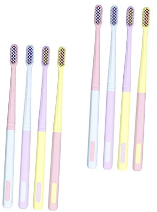 minkissy 8 Stück Flexible Zahnbürste Für Erwachsene Mit Kleinem Kopf Weichen Borsten Ergonomischem Griff Sanfte Zahn Und Zahnfleischpflege Reisezahnbürste Für Zuhause Und Unterwegs