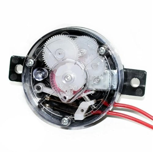 1PC 2-Wire Spin Dryer Tube Timer 5-Minute Timer 220V DXT5 Mechanical Timing Switch Knob Washing Machine Accessories(5min Timer)