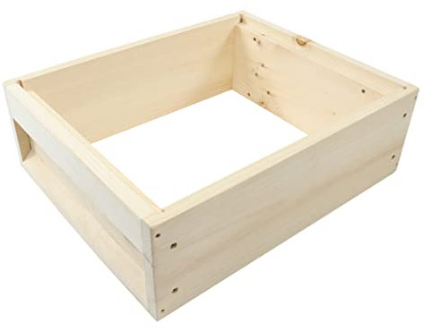 Deutsch Normal Flachzarge (46,50 X 42 cm) für Deutsch Normal 10er Beuten Imkerei Imker Bienen, Ohne Rähmchen
