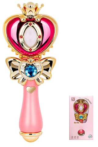 EAHAUCIR Moon Bacchetta magica Star Moon Light Music giocattolo per bambini e ragazze regalo (B)