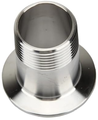Connettori filettati maschio e femmina in acciaio inossidabile Tri morsetto 50,5 mm 64 Connessione flangiata 1/4” 3/8” 1/2 1 1,5 2(Male thread,K64MM(2 INCH TC)_1/2)