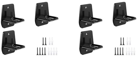 Aundhegrtt Anclaje de Banda de Resistencia para Montaje en Pared, 6 de Anclaje para Entrenamiento para Bandas de Resistencia, Accesorios para Equipos de Gimnasio en Casa