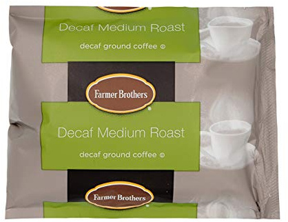 Farmer Brothers Coffee - Ground Medium Roast Decaf 2 Oz Portion Packs (Bulk 40 Pack - $1.38 cost per pack)