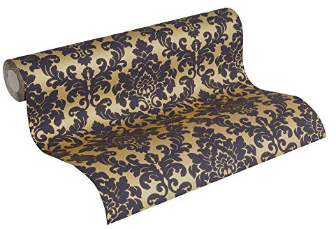 Thomas Barock Vlies-Tapete (gold/braun)