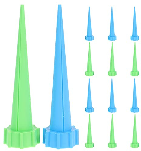 HEMOTON 16 Stück Zimmerpflanzen Bewässerungsspikes Automatische Bewässerung für Flaschen Urlaub Bewässerungssystem Topfblumen Plflanzen Blumen Bewässerungshilfe Zufällige Farbe OHNE Flaschen