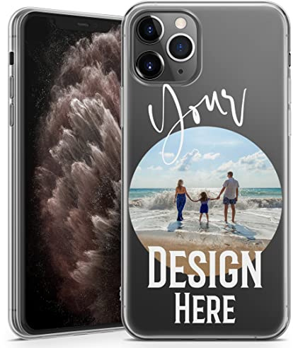 TULLUN Personalisierte individuelle Collage Dein Style Bild Foto Brauch Idee Soft Gel Schutzhülle Handy Hülle - Ihr Eigenes Design - für iPhone 12/12 Pro