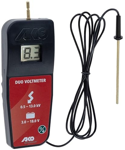 AKO Fencing Digital Voltmeter Mod.2022 inkl. Messung Batteries 9/12V 442328