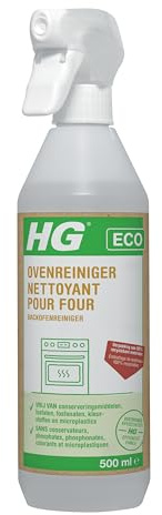 HG ECO Nettoyant Four, Spray Nettoyant pour Gazinière et Four Électrique, Dégraissant Four et Barbecue, Produit Ménager Écologique HG Entretien Cuisine, Flacon Recyclable - 500 ml