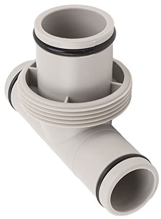 Haofy Ersatz-Schlauchadapter, Pool-Schlauchadapter, T-Form, Pumpenanschluss mit Gewinde, 1,5 Zoll Bis 1,25 Zoll, Verbindungsschlauch-Kolben für die Poolwartung