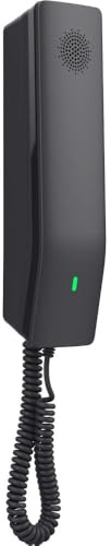 Grandstream GHP611 - Teléfono compacto para hotel con Wi-Fi integrado, color negro