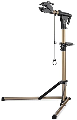 CXWXC Fahrrad Montageständer,E-bike Reparaturständer für die Wartung Von Arbeitsplätzen,Fahrradmontageständer Bis zu 36kg, Höhenverstellbar, Klappbar und 360° Drehbar für MTB, Rennrad, E-Bike