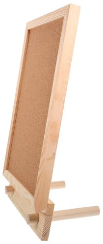 VILLFUL Tisch Pinnwand Korktafel 20x30cm Mit Ständer Robuste Memo Pinnwand Schreibtischdekoration Büro Zuhause