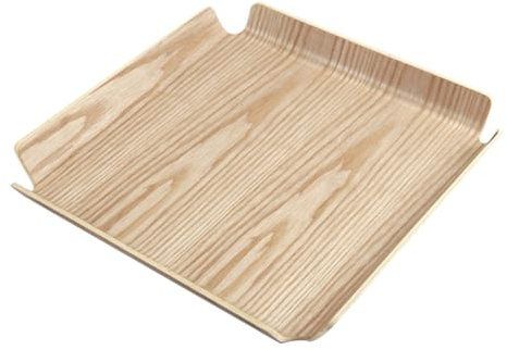 TOPBATHY 1Stk Holzpalette küchendekoration Amusement Bread pan Kuchen Platte Kuchenteller Party-Snack-Platte Ablagefach für Lebensmittel Plätzchen-Platte Brothalter aus Weide Eschenholz