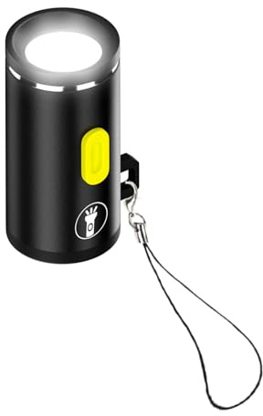 Tragbare Taschenlampe Typ C mit kleiner, heller LED-Taschenlampe für Camping und Wandern