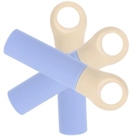 TIDTALEO 3pcs Mop Handle Grip Replacement Broom Handle 22mm Diameter Light Blue Dustpan Pole Grip Replacement for Cleaning Tools Accessories