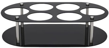 Wasserflaschen Organizer, Flaschen- und Wassertumbler-Organizer-Rack, 6-Fach Getränkebecher Halter und Aufbewahrungsständer für Arbeitsplatte, Vorratsschrank, Schrank, Tisch, Zuhause Wohnung