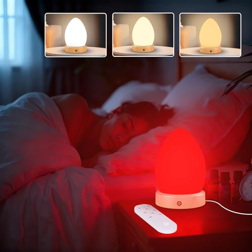 Phylosal 670nm Red Light Therapy Lamp for Sleep & Relaxation, 10000 Lux Sun Lamp with Remote Control, Dual Function Sleep Aid and Sunlight Lamp, 4-Color Night Light to Improve Sleeping for Adult & Kid