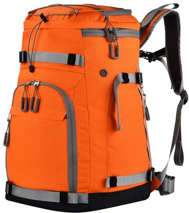 55L-70L Expandable Ski Boot Bag – Waterproof, Durable with Helmet Compartment – Ideal for Ski & Snowboard Gear – Men & Women