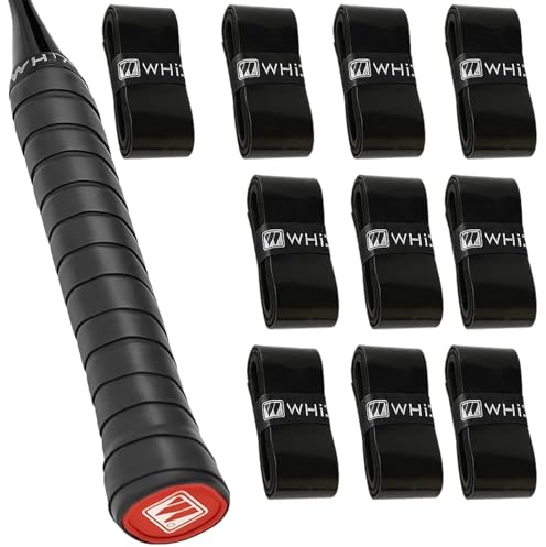GakQll 10 Stück Griffband Tennisschläger, Badminton, Squashschläger - Anti-Schweiß, Langlebiges, Badminton Grip für Tennis Griffbänder Squash Schläger, Rutschfestes griffband tennisschläger