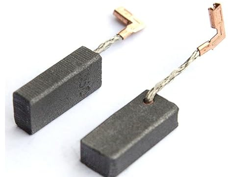 1 par de escobillas de carbón CB-350 para Makita HR4010C HR3210C HR3541FC HR4013C HM0870C – 6,5 x 11 x 25 mm