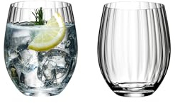 RIEDEL The O Wine Tumbler Longdrink - 2er Set, Trinkglas, Kristallglas, Spülmaschinenfest - 0515/90