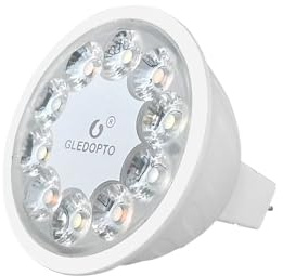 TANSHOP Upgrade PRO Version Smart Bulb MR16 GU5.3 LED Bulb 4 W ZigBee Wireless Smart Bulb DC 12 V RGB CCT Dimmerable Colour Floodlight Compatible with Hu/Amazon Echo plus App Control