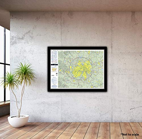 FAA Chart VFR TAC Dallas FT Worth TDFW (Current Edition). Art Print Quality, Suitable for Framing. Current Edition Printed on Demand. Ships Rolled - Not Folded.