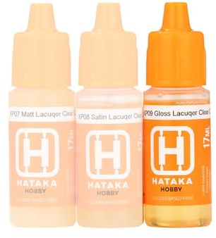 Hataka XP09 - Gloss Lacquer Clear Coat 17ml Plastic Bottle