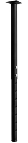 Jahof Tischbeine Metall Höhenverstellbar 55-90 cm für Schreibtisch, Esstisch, Couchtisch, Bürotisch, Ø42/38 mm (1, Schwarz)