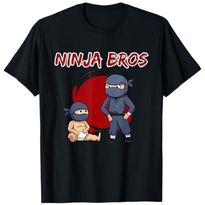 Frères Et Soeurs Grand Petit Frère Ninja Karate Costume T-Shirt