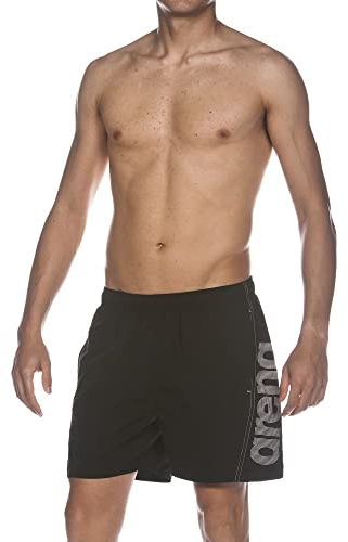 Arena Fundamentals Boxer R Costume Uomo Mare e Piscina, Costume da Bagno in Morbido Tessuto Riciclato ad Asciugatura Rapida, Boxer Mare con Slip Interno in Mesh