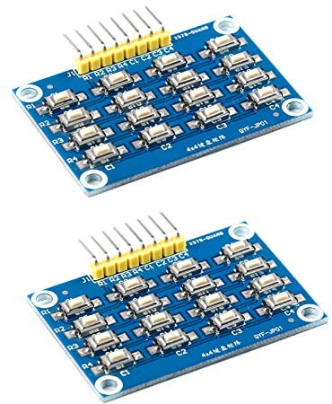 EC Buying 5 x 4 Matrix 16 Tastatur Modul MCU Mikrocomputer Entwicklung Board 16 Tasten Lernboard für Arduino