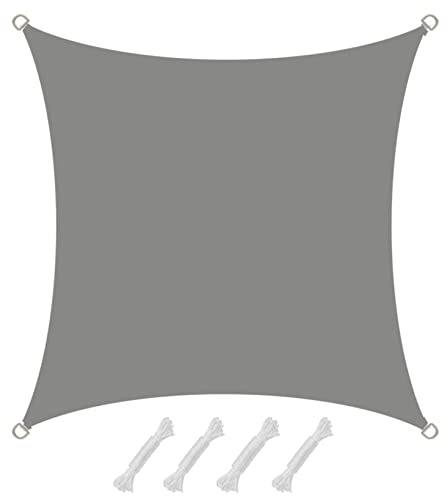AMANKA 98% Protezione UV: Vela Ombreggiante 2x2 - Impermeabile - Vele Parasole da Esterno Tela Ombreggiante da Giardino Parasole Vela Giardino Telo Pergole Telo per Tende da Esterno Tend Ombra Mare