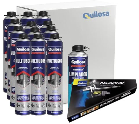 Kit 12 Uds. Espuma Orbafoam Multiusos + Pistola + Limpiador