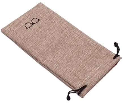 YGLONG Brillenetui Brillen-Box, Bunte Leinen-Staubschutz-Mikrofaser, for Männer und Frauen, Sonnenbrillen-Brillentasche, weiche Aufbewahrungstasche for Mobiltelefone(Cloor-06)